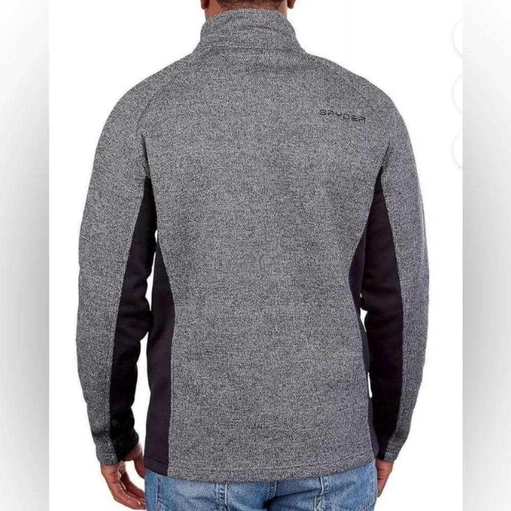 NWT Spyder Men's Half Zip Sweater Gait Knit Pullover Jacket